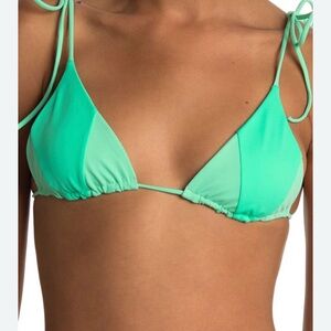 bond-eye Aqua Triangle Bikini